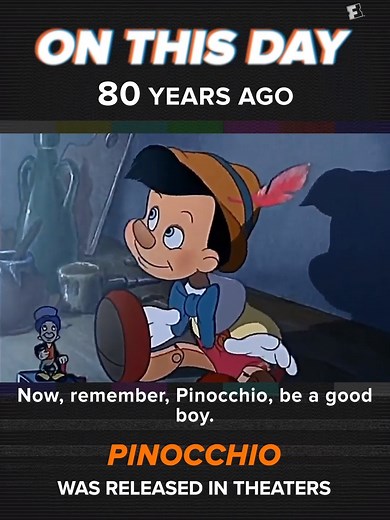 205K views · 5.5K reactions | On this day 80 years ago, Pinocchio was released in theaters! | Fandango | Facebook