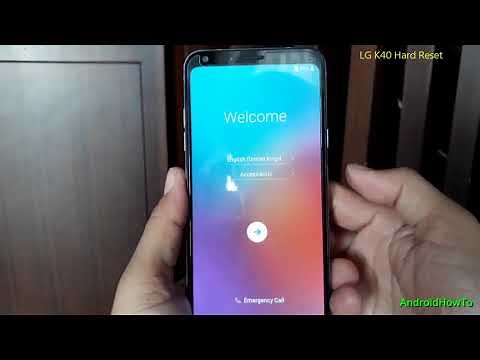 LG K40 Hard Reset