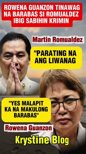 Martin Romualdez tinawag na BARABAS ni Rowena Guanzon ANO ANG IBIG SABIHIN KAYA NG BARABAS? #shorts