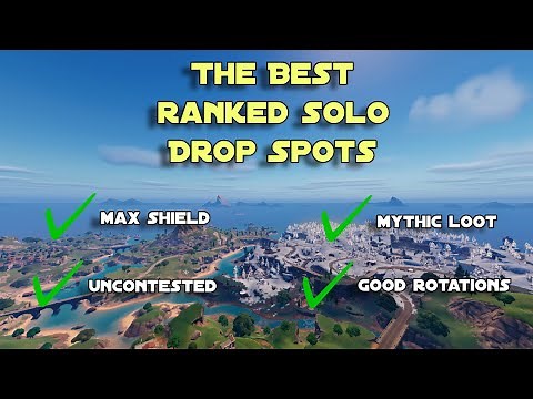 The BEST DROP SPOTS for Ranked Solo in Fortnite Chapter 5!
