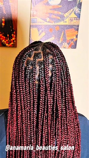 🔥 Get ready for the cold season with a fresh protective style! 🔥 These Medium Burgundy Box Braids are perfect for keeping your hair protected, stylish, and easy to manage during the chilly months. ✨ Long-lasting ✨ Lightweight & neat finish ✨ Perfect blend of comfort beauty 💇🏽‍♀️ Style: Medium Box Braids 🎨 Color: Burgundy Red 📍 Ana Maria Beauties Salon – Lexington, KY 📞 (859) 693-9163 📅 Now accepting appointments! 💖 Don’t wait — book your spot today and step into this season looking flaw