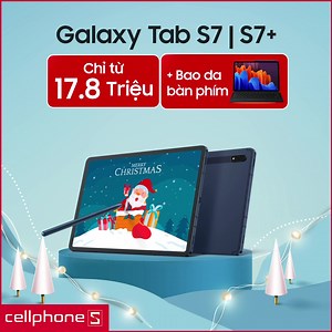 🔥 MÁY TÍNH BẢNG THÔNG MINH - HIỆU NĂNG MẠNH MẼ, ĐA TÁC VỤ LÀM VIỆC MƯỢT MÀ!!! Sỡ hữu Galaxy Tab S7|S7 chính hãng, đáp ứng tất cả nhu cầu của bạn một cách nhanh chóng. Thiết kế mỏng nhẹ, sang trọng dễ dàng mang theo bên mình một cách tiện lợi. 💝 Đặc biệt: Mừng Tháng Lễ Hội - Tháng 12 này Tặng kèm "Bao da keyboard" Samsung trị giá đến 4 Triệu. Bảo hành 12 tháng chính hãng, giao hàng miễn phí toàn quốc. Xem thêm tại đây: https://cellphones.com.vn/samsung-galaxy-tab-s7.html | CellphoneS - Hệ thống