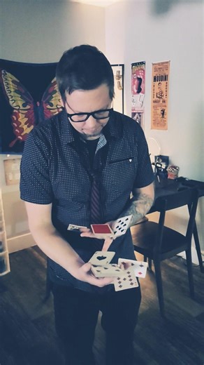 I Made This Card Flourish… What Do You Think? 👀 #Shorts #magic #cardistry