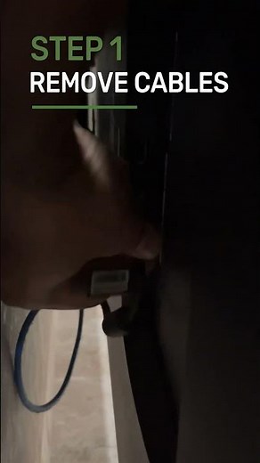 How to remove tv from wall mount