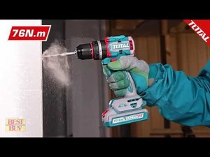 TOTAL Tools Limited Edition 3 in 1 COMBO set ( 76Nm Compact BL Cordless Impact Drill) - TOSLI250511