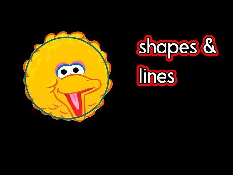 SHAPES & LINES CVI friendly video for kids
