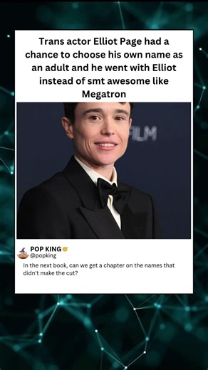 The Viral Debate Over Why Elliot Page Didn’t Pick Megatron #elliotpage #megatron #TransJoy