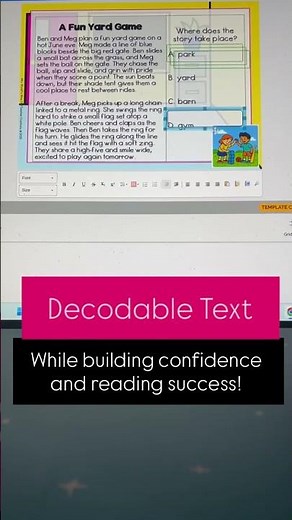What is a decodable reader?