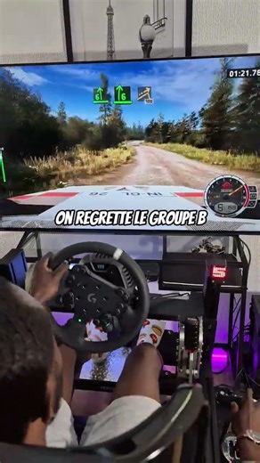 On regrette le Groupe B 😔 #eawrc #simracing #rally #logitech #gaga_thepunisher #shortvideo