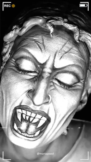 Weeping Angel (Doctor Who) Makeup | Maria Pol #makeup #doctorwho #cosplay