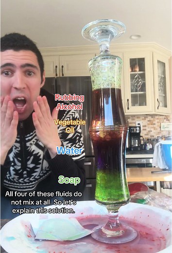 Understanding Liquid Immiscibility: Water, Soap, and Oil Experiment