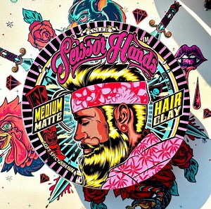 Haarstyling-Ton für Männer Scissor Hands Marke ANLER mittlerer Halt matt 30 60 115 ml - Etsy.de