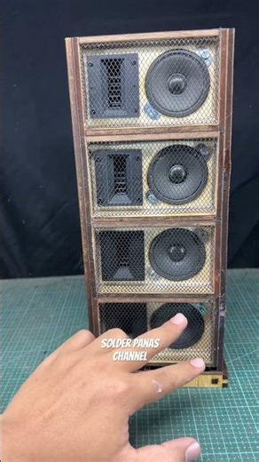 2 inch single tweeter line array box🙌🏻 #powerminiatur #miniatur