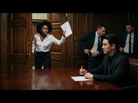 "The Contract Is A Death Warrant!" — Black Intern Warns The Korean Mafia Boss Before Signing
