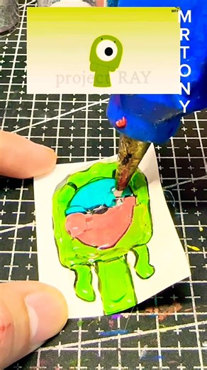 Sprunki OC Green Alien Pocoyo phase 1-2 with hot glue dispenser #sprunki #pocoyo #hotgluedispenser