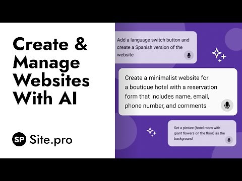 Create & Manage Websites With AI (2025-Q4)