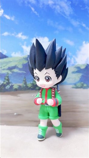 CHIBI GON FIGURE ❤️ HUNTER X HUNTER | ANIME CLAY ART #shorts