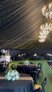 187K views · 2.3K reactions | 'What if it rains?' - @partypowersinc #regram. Your event setup is an absolute stunner, rain can't dim its beauty! Excellent job! ️ #TableclothsFactory #Tent #Draping #EventDecor | TableclothsFactory | Facebook