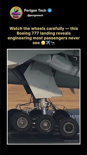 Boeing 777 Landing in Slow Motion Reveals Hidden Engineering 😳✈️🛬