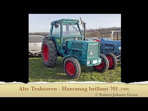 Alte Traktoren - Hanomag brillant 701 (1969)