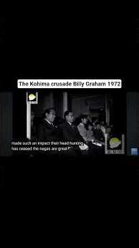 Billy Graham in Kohima Nagaland 1972 #billygraham #crusades #gospel #naga #nagaland