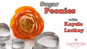 4.2K views · 82 reactions | Learn to make perfect peony sugar flowers with this tutorial by Kaysie Lackey. Check out the full line of sugar flower cutter sets here: https://www.sugarworks.com/collections/sugar-flower-cutters | Innovative Sugarworks | Facebook