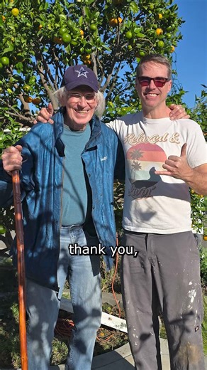 Straightening a Leaning Orange Tree (Dad Approved Fix 🍊)