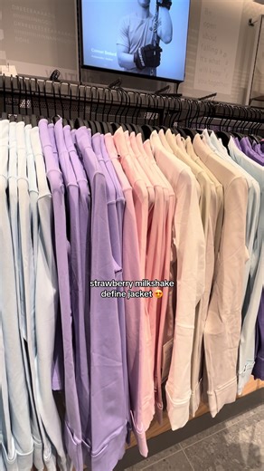 Restocked Lululemon Define Jacket in Pink and Gold - Must-Have Athleisure Wear