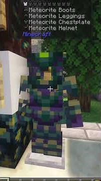 CÓMO CONSEGUIR METEORITE ORE en MINECRAFT con este MOD