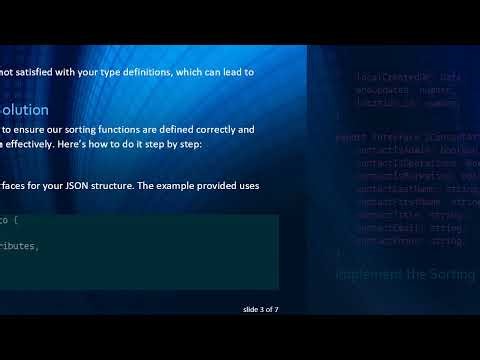 How to Implement Strong Type Checking for JSON Property Sorting in TypeScript