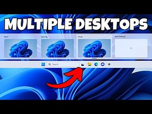 Windows 11: How To Open & Remove Multiple Desktops | Organize Multiple Workspace in Windows 11