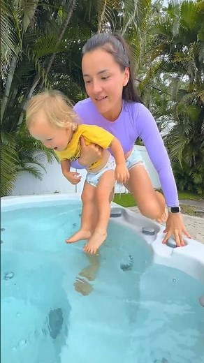 He was NOT ALLOWED in the JACUZZI 💧👶🤪 #shorts #martaandrustam #khamitovy