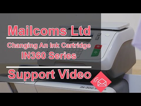 Changing the ink cartridge for a Neopost / Quadient IN360 Series Franking Machine