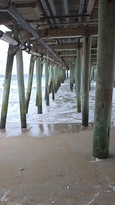 Old Orchard Beach under the pier. #oldorchardbeach #maine #pier #waves #tourism | The Downeast Cowboy