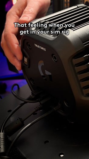 Logitech G on Instagram: "The sacred place where peace meets thrill. Raise your hand if you know the feeling ✋ #SimRacing #SimRig #LogitechG"