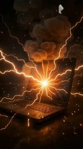Old Laptop Shock Test ⚡💻 Explosion Warning #shocktest #smartphone