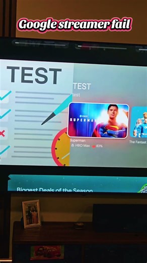Google streamer fail, testing content in live 😅 #google #streamer #tv #live