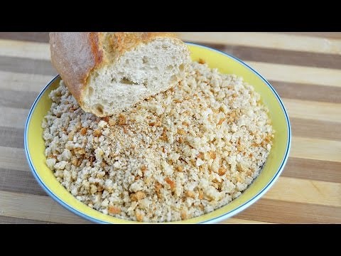 How to Make Homemade Breadcrumbs - Easy Coarse Breadcrumbs Recipe