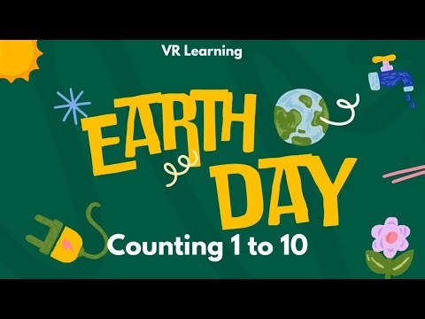 Earth Day Counting 1 to 10 for Kids 🌍 | Learn Numbers with Nature | Preschool Learning Video |