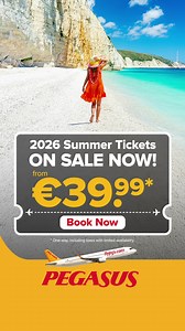 1.1K views | Book now for summer 2026 deals! | Pegasus Airlines | Facebook