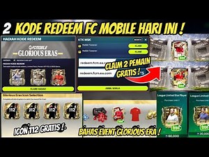 2 NEW FC MOBILE REDEEM CODES CLAIM 115 FREE PLAYERS! DISCUSS THE GLORIOUS ERA EVENT WITH LOTS OF ...