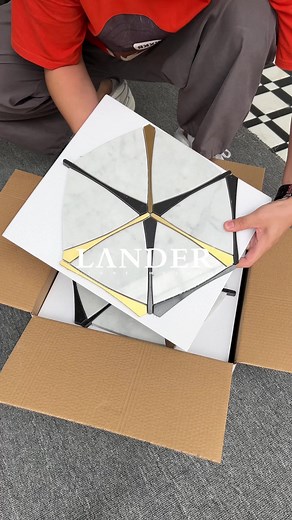 Waterjet Irregular Arabesque shape brass and stone mosaic tiles waterjet copper inlay tile #Waterjettile #Waterjetmosaictiles #Waterjetmosaic | Landerstone