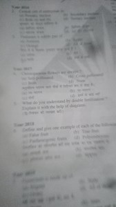 What do you understand by double fertilization? Explain it with... | Filo