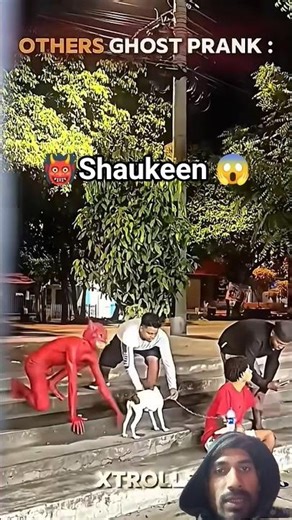 Public की ऐसी Reaction पहली बार 😂😱 Red Ghost ने मचा दी रात में दहशत 😳😂