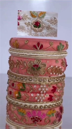 #threadbangles #bangles #diybangles #threadwork #customisedbangles #customised #viralbangles