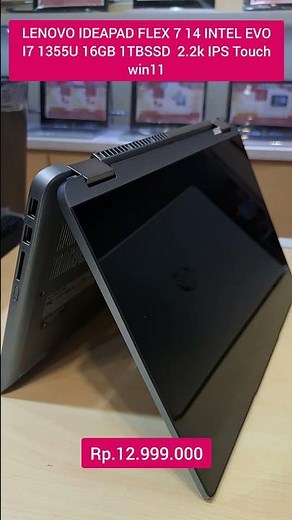 Lenovo ideapad flex 7 14 intel EVO I7 1355U 16GB 1TB 14 2.2K IPS TOUCH BL FP WIN11HOME STONE BLUE