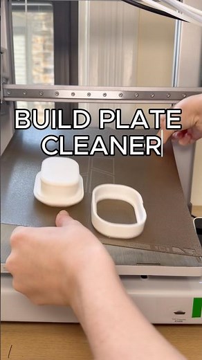 This build plate cleaner is so helpful for beginners! #3dprinting #3dprint #3d #3dprintingtips