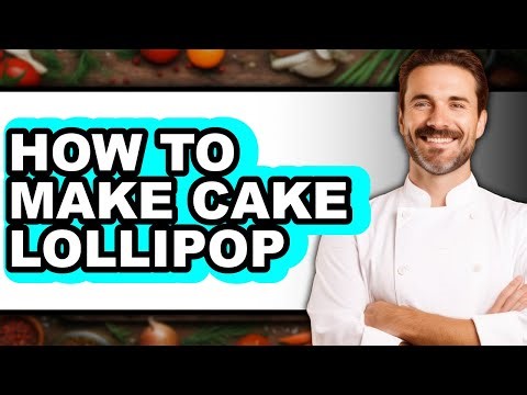 How to Make Cake Lollipop (full Guide)