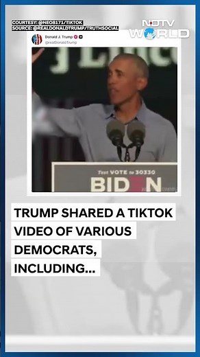 Trump Posts AI Video Of Obama Getting Arrested In The Oval Office After Tulsi Gabbard's Accusation