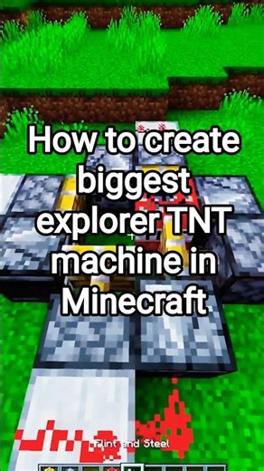 Minecraft TNT Machine 💥 Biggest Explosion Ever! | Easy TNT Cannon Tutorial 😱